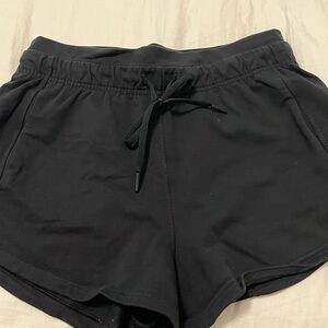 Lululemon Athletica Black Athletic Shorts with Elastic Waistband